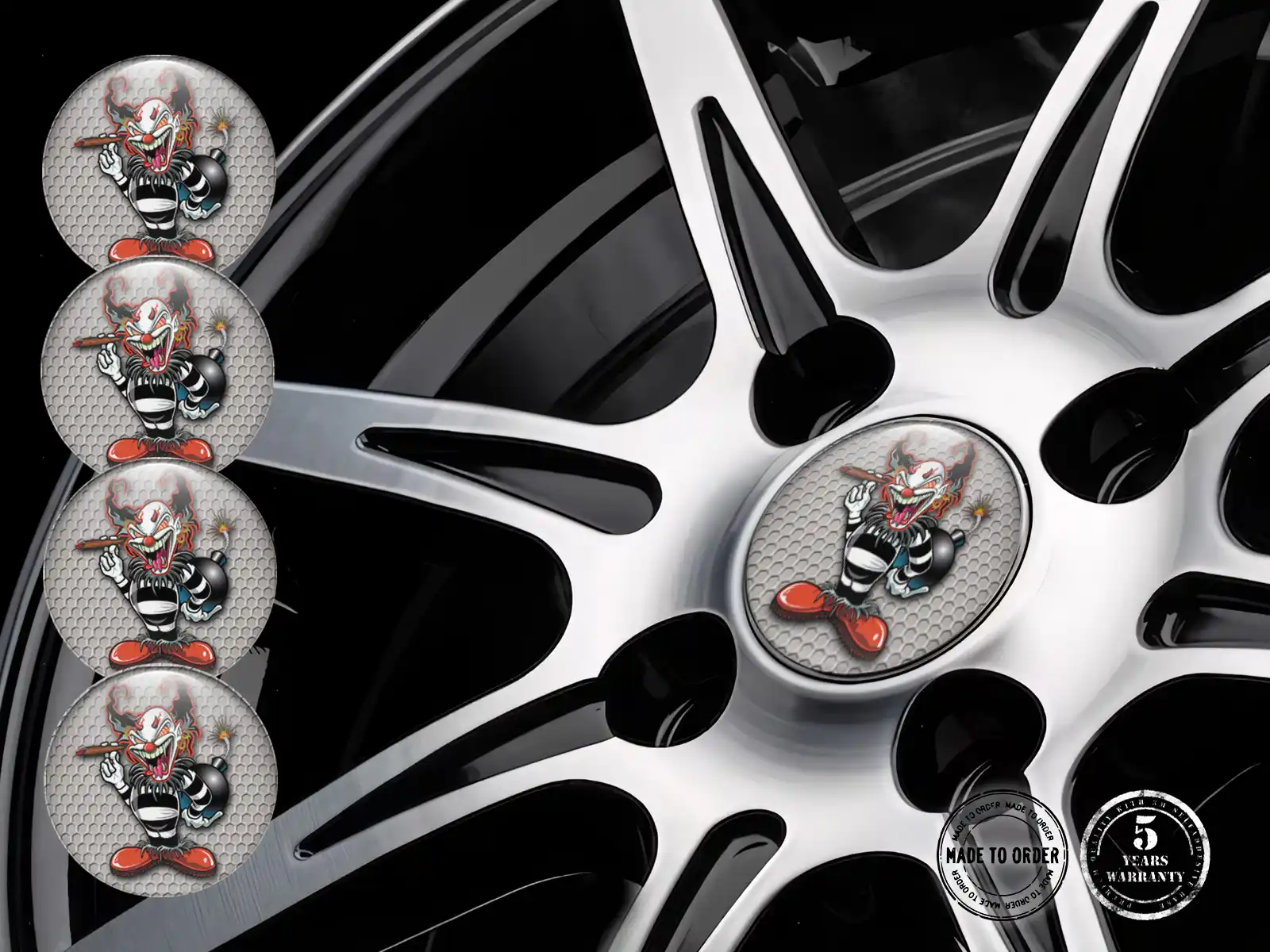 Harz-Dome Sticker Premium Design Elegante Labels 